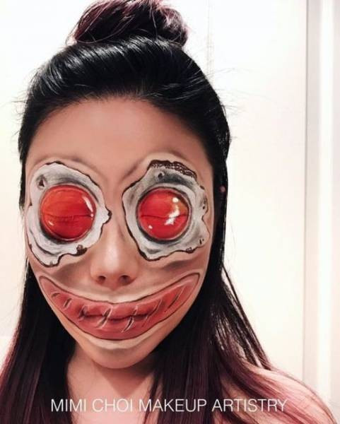 Makyaj ustasından 3 boyutlu çalışma! Bakan bir daha bakıyor - Resim: 4