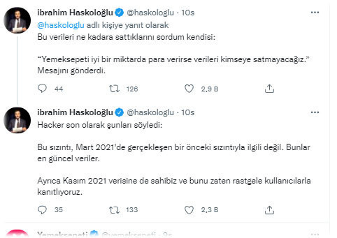 50 milyon kişinin bilgileri çalındı! Hackerlar mesaj gönderdi Yemeksepeti'nden fidye istedi - Resim: 1