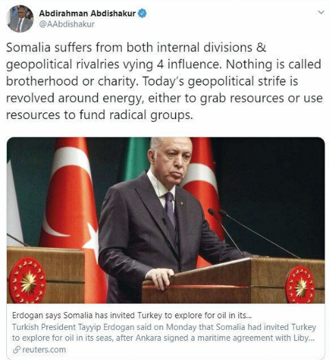 Somalili muhalif siyasetçiden Türkiye'ye küstah sözler: Kendi halkı ağzının payını verdi - Resim: 0