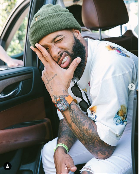 Futbol oyuncusu Odell Beckham Jr. ile yakalanan Polyxeni Ferfeli'nin zor anları - Resim: 1