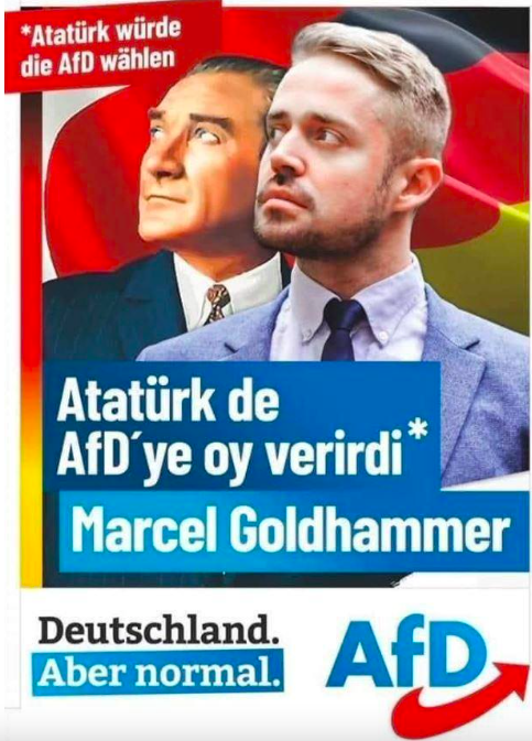 Almanya'nın ırkçı partisinden Atatürk'e hakaret: Atatürk de oy verirdi! - Resim: 0