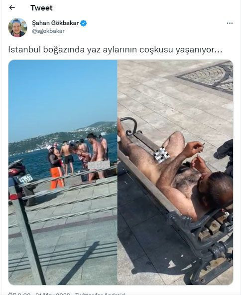 Yaz aylarının çoşkusu dedi Bebek'teki cinsel ilişki skandalını böyle ti'ye aldı - Resim: 1