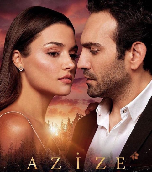 Hande Erçel ve Buğra Gülsoy Azize dizisinde oynayacak dizi afişi olay oldu - Resim: 2