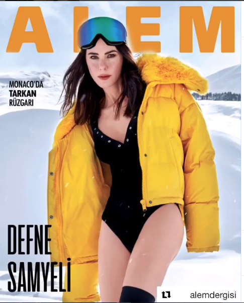 Defne Samyeli ayrılık sonrası mayoyla Palandöken'e çıktı! - Resim: 1