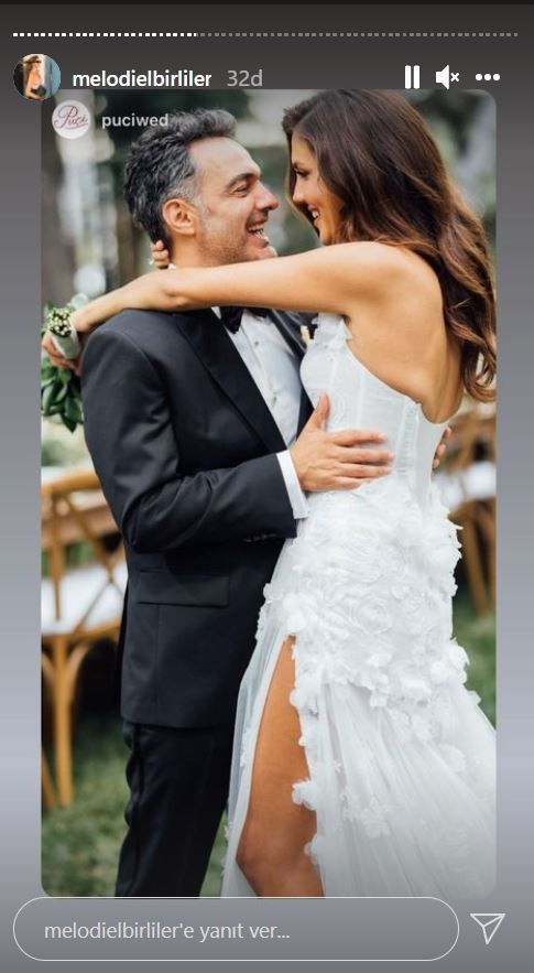 Arda Türkmen ve Melodi Elbirler evlendi efsane düğünde gelinlik yanıyordu! - Resim: 4