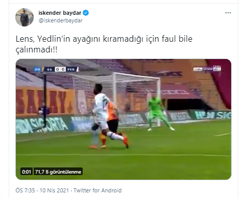 Yedlin'in değnekli halini paylaşan Arda Turan: Kırmızı kart yok, yer çekiminden dolayı olmuş - Resim: 3