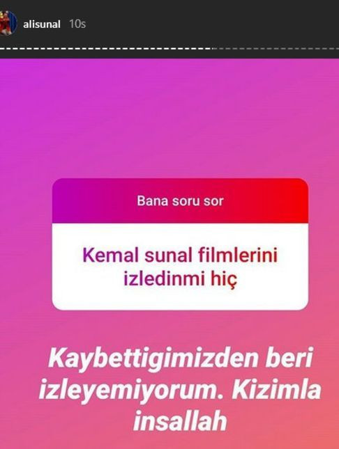 Ali Sunal Instagram'da takipçisine verdiği Kemal Sunal cevabıyla şaşırttı! - Resim: 2