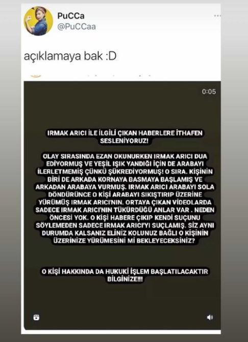 Trafikte tartıştığı adamın yüzüne tüküren Irmak Arıcı 'yeşil ışıkta dua ediyormuş' - Resim: 2