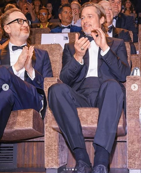 Brad Pitt Oscar Ödülü'nü aldı! Donald Trump'a yaptığı gönderme olay oldu! - Resim: 3