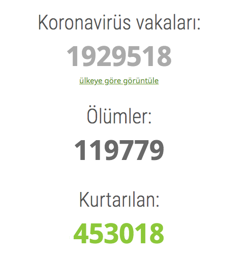 Dünya genelinde koronavirüs bilançosu korkunç - Resim: 0