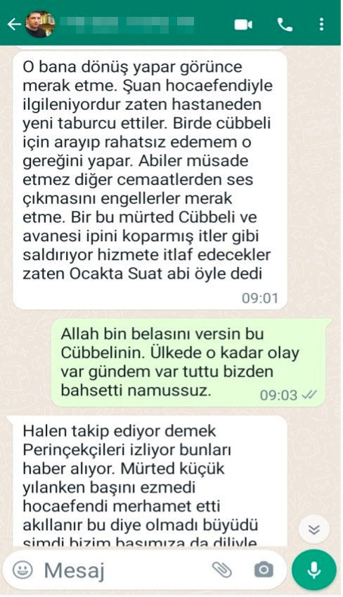 FETÖ'den Cübbeli Ahmet'i zehirleme planı Özgür Bursalı olay yazışmaları paylaştı - Resim: 2