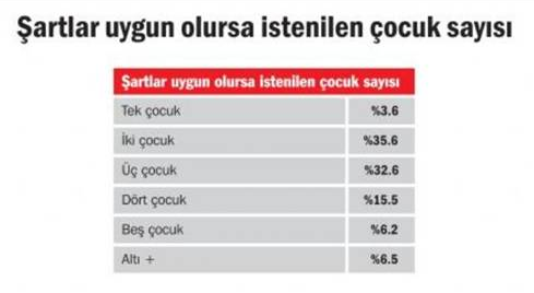 Erdoğan'ın üç çocuk isteği hayal oldu - Resim: 1