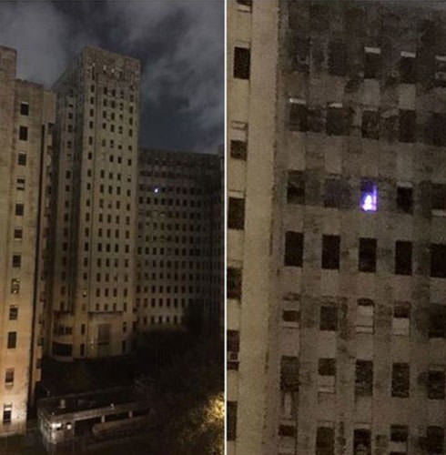 Metruk binanda bir anda beliren görüntü kan dondurdu! - Resim: 4