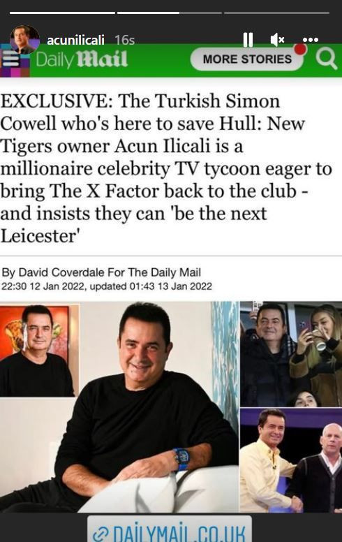 Hull City'yi satın alan Acun Ilıcalı'dan DailyMail'e itiraf: Hayatım pembe dizi olabilir! - Resim: 2