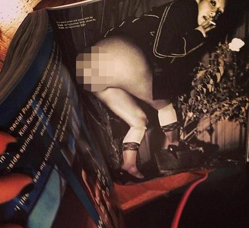 Kardashian bu sefer altsız! - Resim: 2