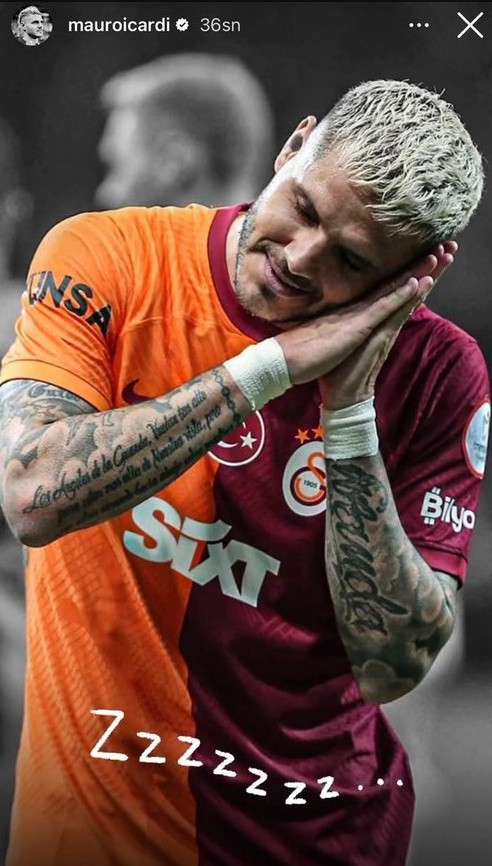 Icardi'den Fenerbahçe maçı sonrası olay paylaşım - Resim: 0