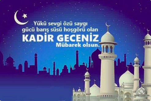 Kadir Gecesi mesajları 2020 resimli kısa ve öz Kadir Gecesi kutlama sözleri - Resim: 4