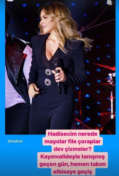 Hadise Mehmet Dinçerler'in annesiyle tanışınca sahne kıyafetleri birden değişti! - Resim: 3