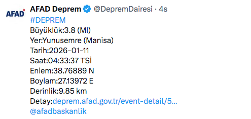 Sabaha karşı art arda depremler! B&uuml;y&uuml;k panik yaşandı - Resim: 1