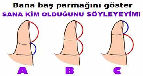 Baş parmağınız karakterinizi ele veriyor - Resim: 1