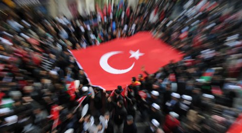 Dev miting de çirkin pankart! - Resim: 1