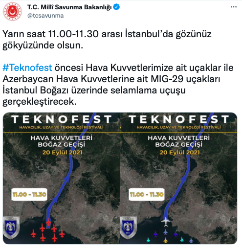 Milli Savunma Bakanlığı saat verdi uyardı: Gözünüz gökyüzünde olsun - Resim: 0