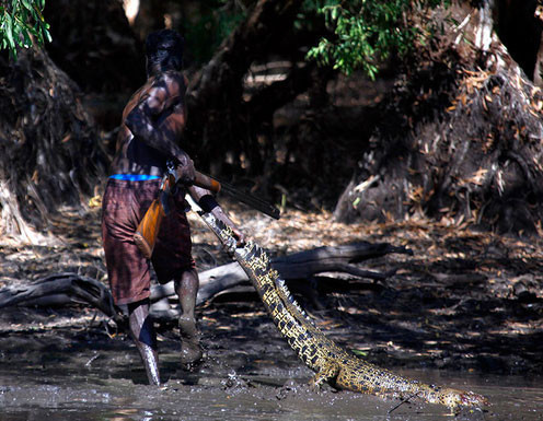 Aborjinler avlanırken ilk kez görüntülendi - Resim: 4