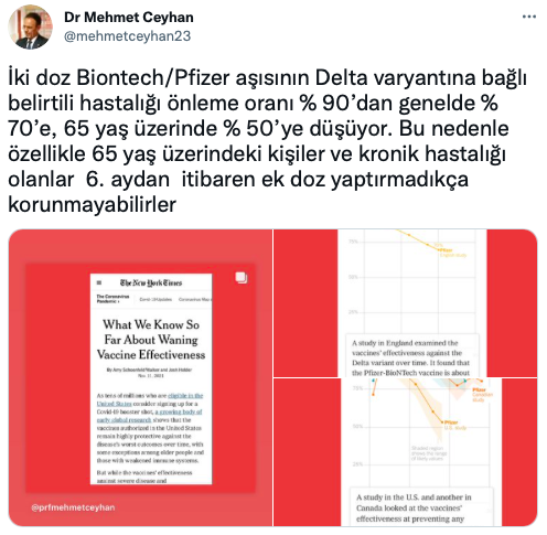 Mehmet Ceyhan'dan 3. doz için dikkat çeken uyarı: Yeniden tartışılabilir - Resim: 0