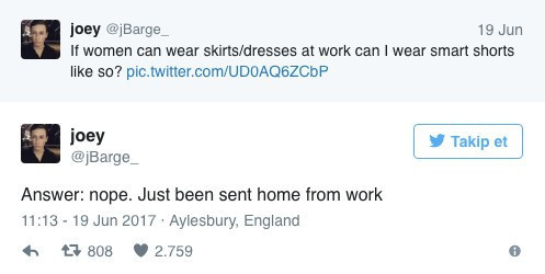 Genç adam ofise elbise giyip geldi herkes şoke oldu bakın neden - Resim: 3