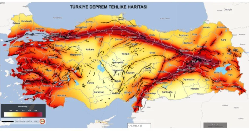 Türkiye'nin deprem risk haritası! İşte en riskli ve en az riskli şehirlerin listesi - Resim: 1