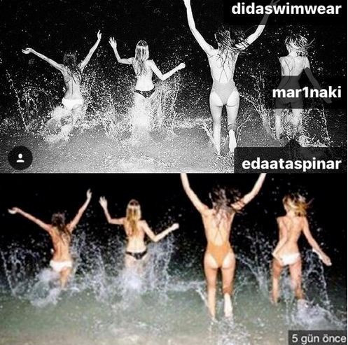 Eda Taşpınar yine çok fena yakalandı o kare çalıntı çıktı - Resim: 4