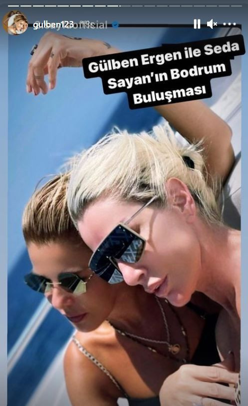 Seda Sayan Gülben Ergen'in tekne keyfine Seren Serengil'den 'yaşlı motorlar' iması - Resim: 4