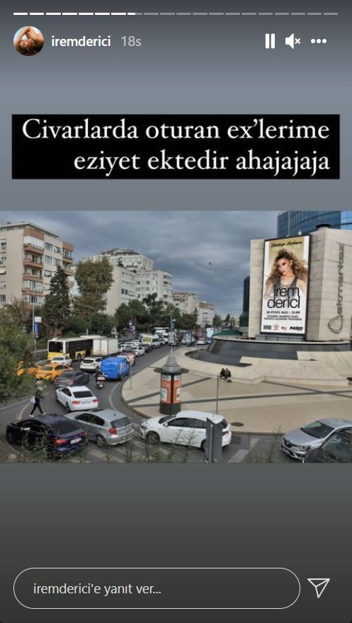 İrem Derici'den eski aşklarına billboard'lardan 'eziyet' - Resim: 1
