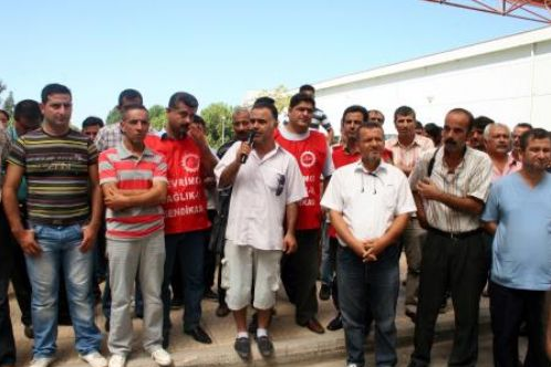 Polis dayağı işçileri perişan etti - Resim: 2