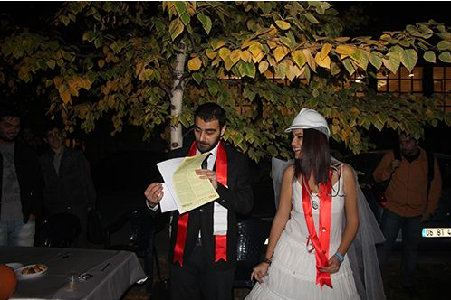 Ankara Üniversitesi'nde duygusal düğün - Resim: 1