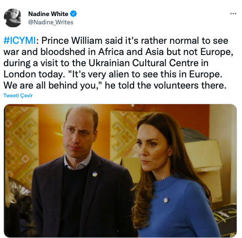 Prens William'dan Ukrayna savaşı için skandal ırkçılık kokan sözler - Resim: 0