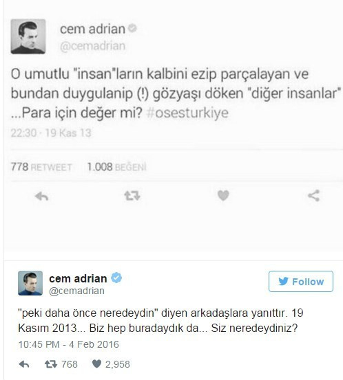 Cem Adrian'ın 'O Ses Türkiye' tepkisi devam ediyor - Resim: 4