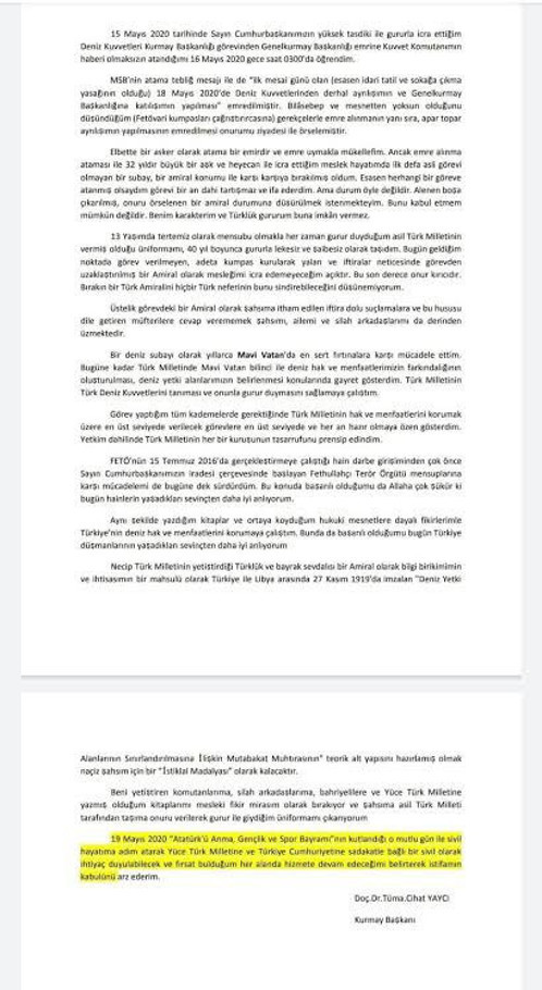 Cihat Yaycı 4 yıl önce istifasını böyle duyurmuştu! - Resim: 0