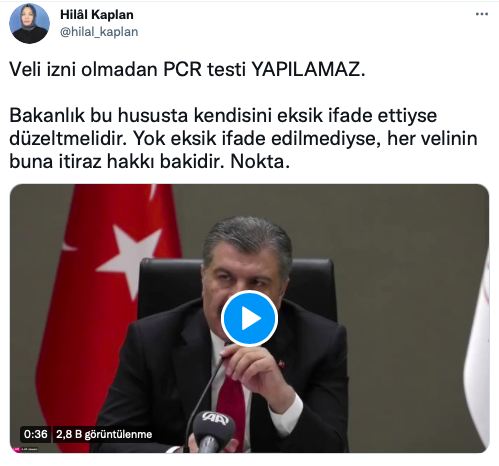Fahrettin Koca pazartesi okullarda öğrencilere PCR testi yapılacak dedi veliler ayağa kalktı! Zorla PCR testi yapılır mı? - Resim: 0