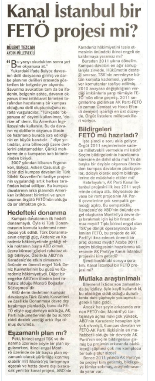 Nedim Şener'den CHP'li Bülent Tezcan'a  müthiş kapak - Resim: 0