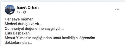 Mesut Yılmaz'dan kötü haber doktorları umudu kesti - Resim: 0