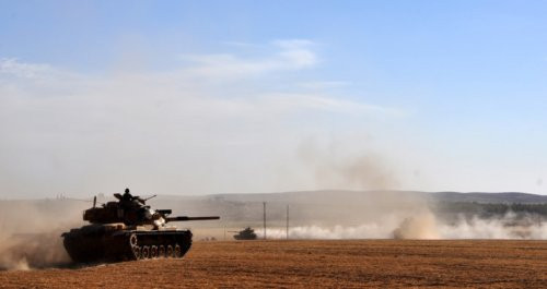 Suriye sınırında tank tatbikatı - Resim: 4