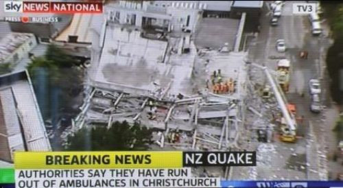 Depremin vurduğu Yeni Zellanda'dan ilk görüntüler - Resim: 4