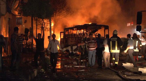 Karakola bombalı saldırı - Resim: 1