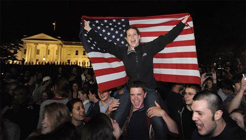 ABD Ladin'in öldürülmesini kutluyor - Resim: 2