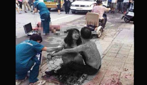 Sokak ortasında kıskançlık vahşeti - Resim: 1