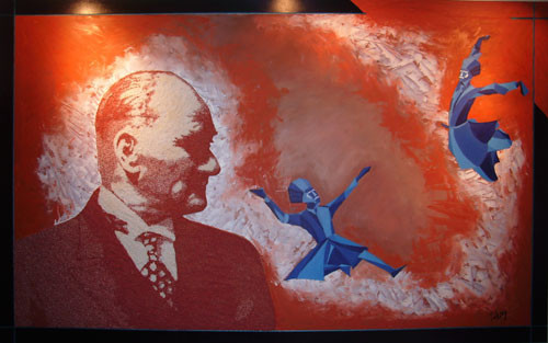 Kumdan Atatürk portreleri - Resim: 1