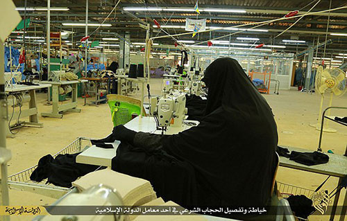 IŞİD'in çarşaf fabrikası - Resim: 1
