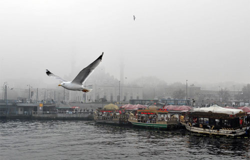 Sis İstanbul'u felç etti  - Resim: 3