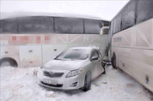 Sivas'ta zincirleme kaza - Resim: 1